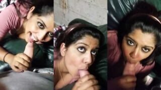 Fsiblog latest Xxx hindi Beautiful Desi Girl Blowjob to her