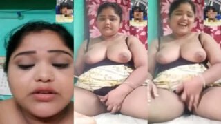 Fsiblog4 Chubby Girlfriend Videocall Nude Show Her Pussy Mms leaked